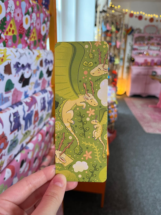 Forest Dragon bookmark - Alice Illustrate