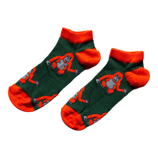 Bare Kind - Trainer Socks 2 Pairs - Orangutans