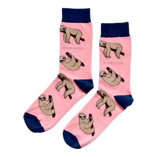 Bare Kind - Bamboo Socks - Sloths (adult 7-11)