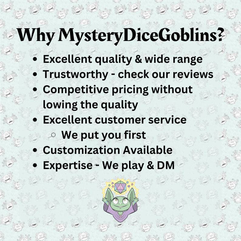 Mystery Dice Goblin - DnD He/They Enamel Pin