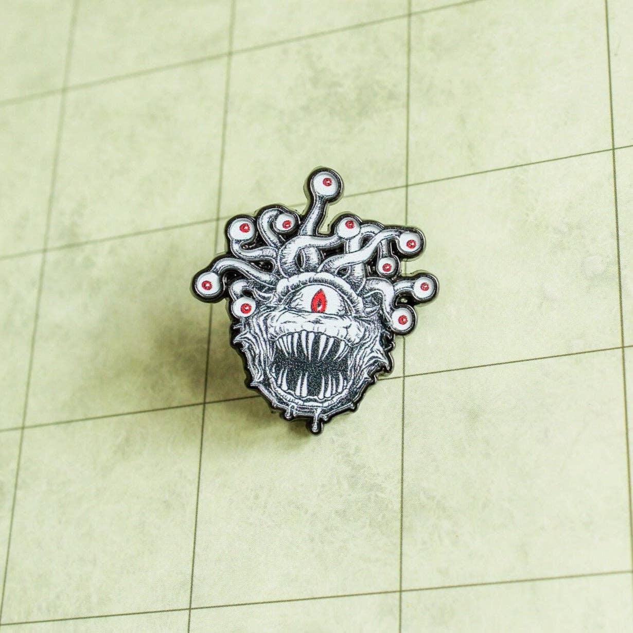 Mystery Dice Goblin - DnD Beholder Pin