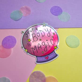 Meg Garrod Art - Body Magic Mirror Sticker