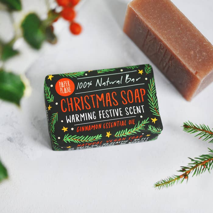 Paper Plane - 100% Natural Vegan Christmas Soap Bar