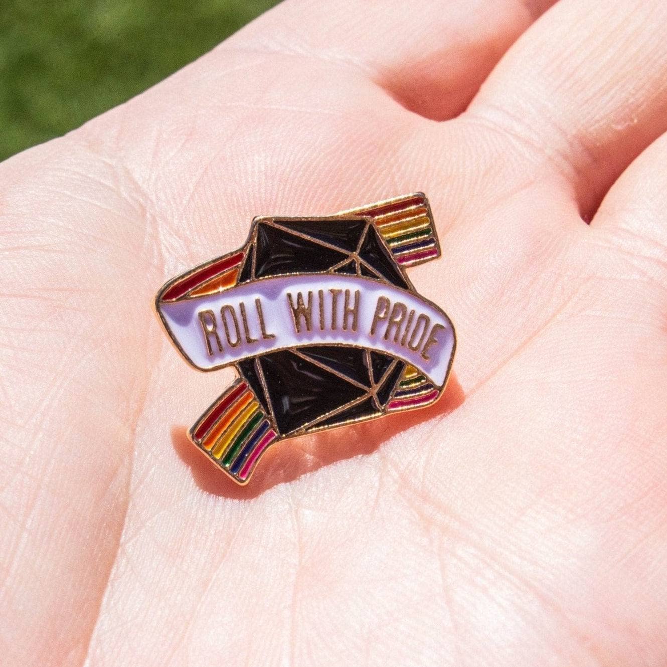 Mystery Dice Goblin - Roll With Pride Pin