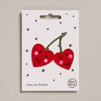 Petra Boase Ltd - Iron on Patch - Cherries