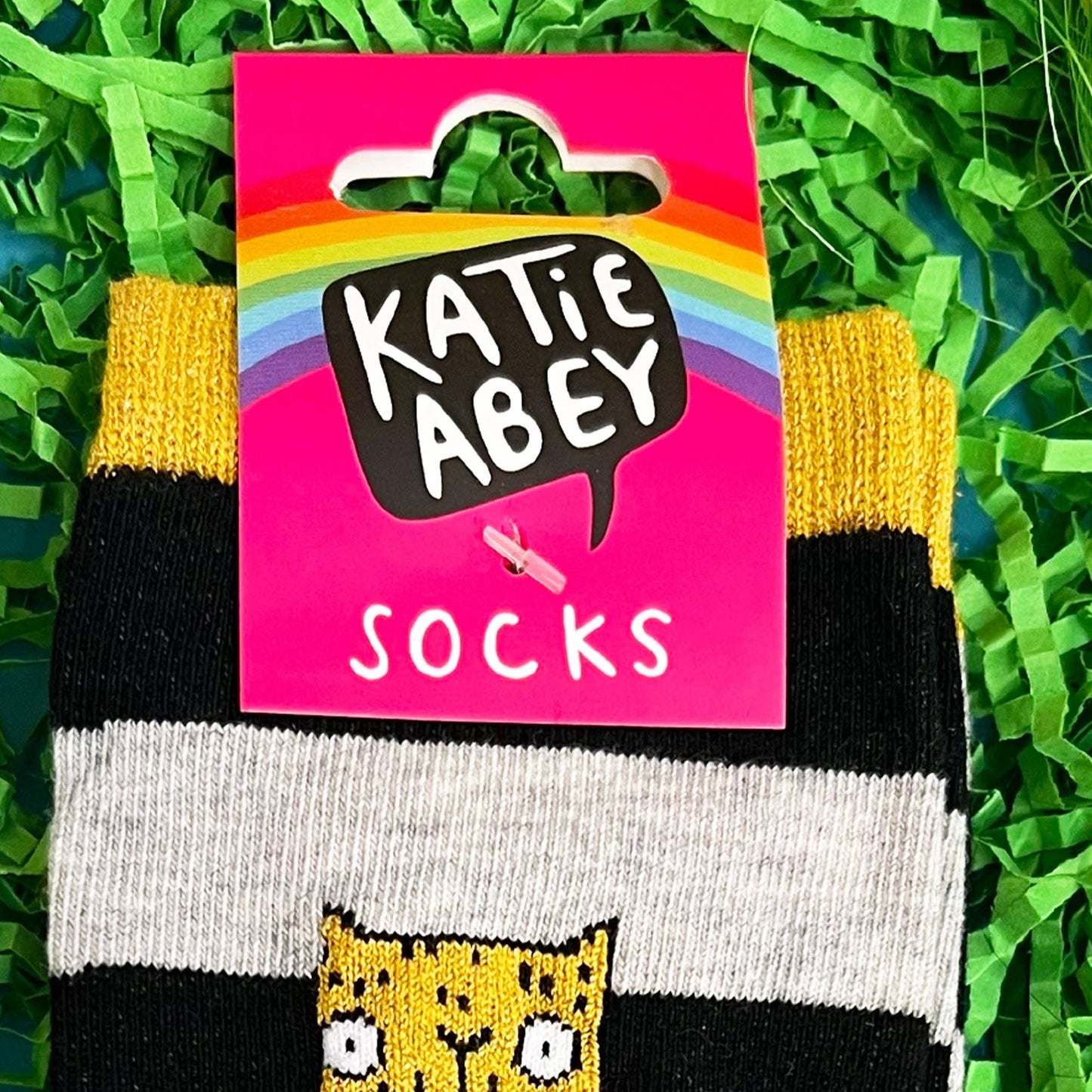 Katie Abey - Very Naughty Sweary Cat Socks