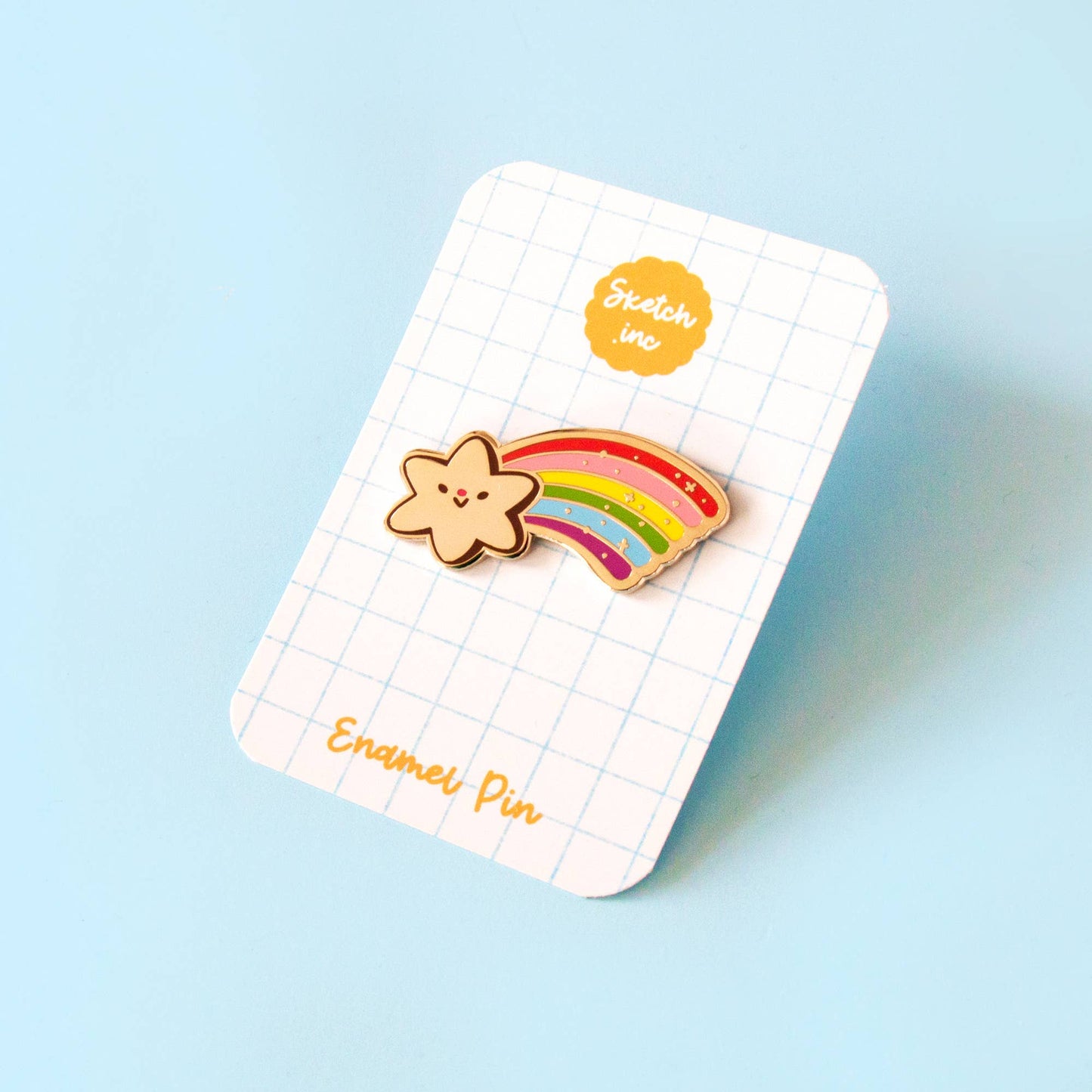 Sketchinc - Rainbow Star Enamel Pin Magical