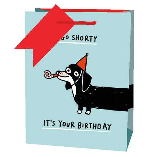 Ohh Deer UK + EU - Go Shorty Small Birthday Gift Bag (8568)