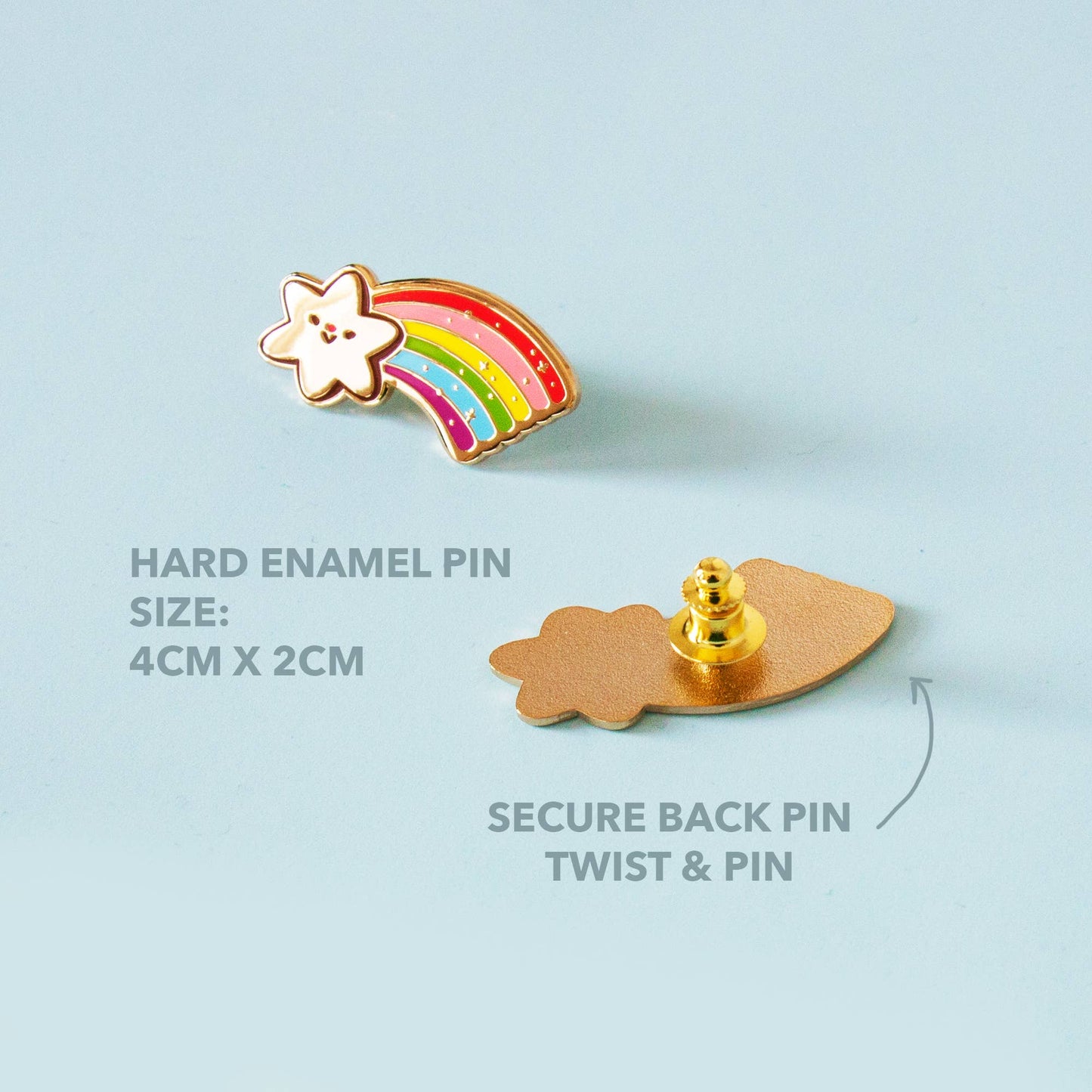 Sketchinc - Rainbow Star Enamel Pin Magical