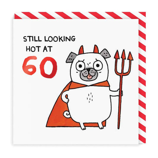 Ohh Deer UK + EU - Age 60 Hot Greeting Card