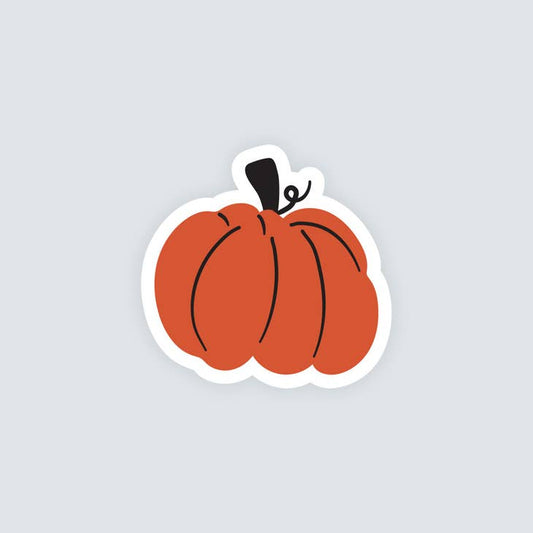 Inky in the Wild - Pumpkin Vinyl Sticker | Halloween Decor Spooky Stationery