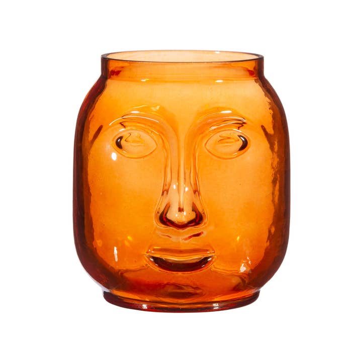 Sass and Belle - Dark Amber Face Vase