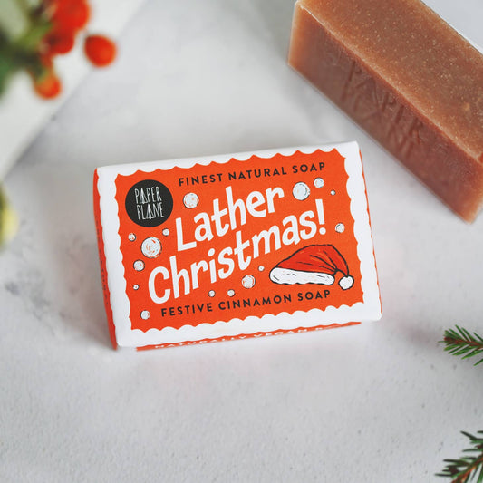 Paper Plane - 100% Natural Vegan Lather Christmas Soap Bar