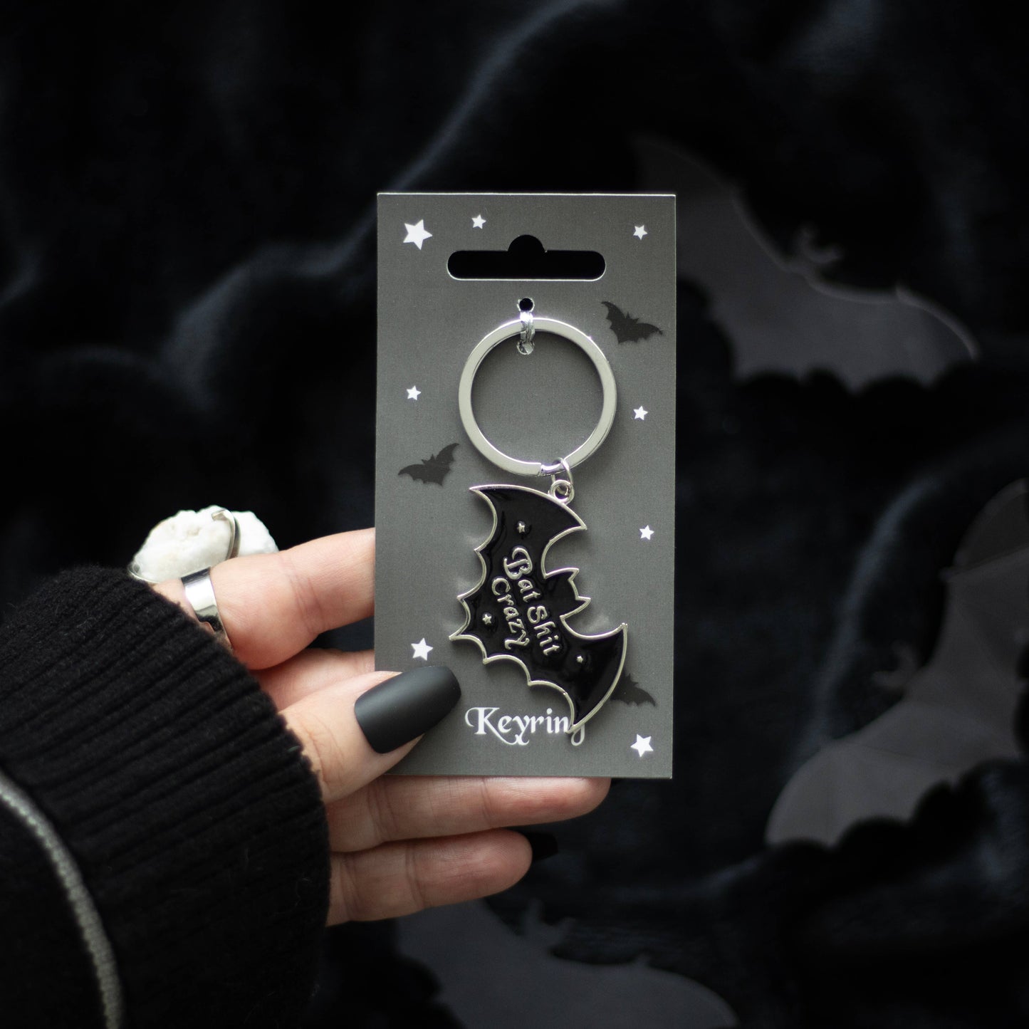 Something Different Wholesale - Bat Shit Crazy Keyring