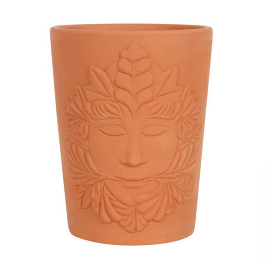 Something Different Wholesale - 16cm Green Goddess Terracotta Plant Pot