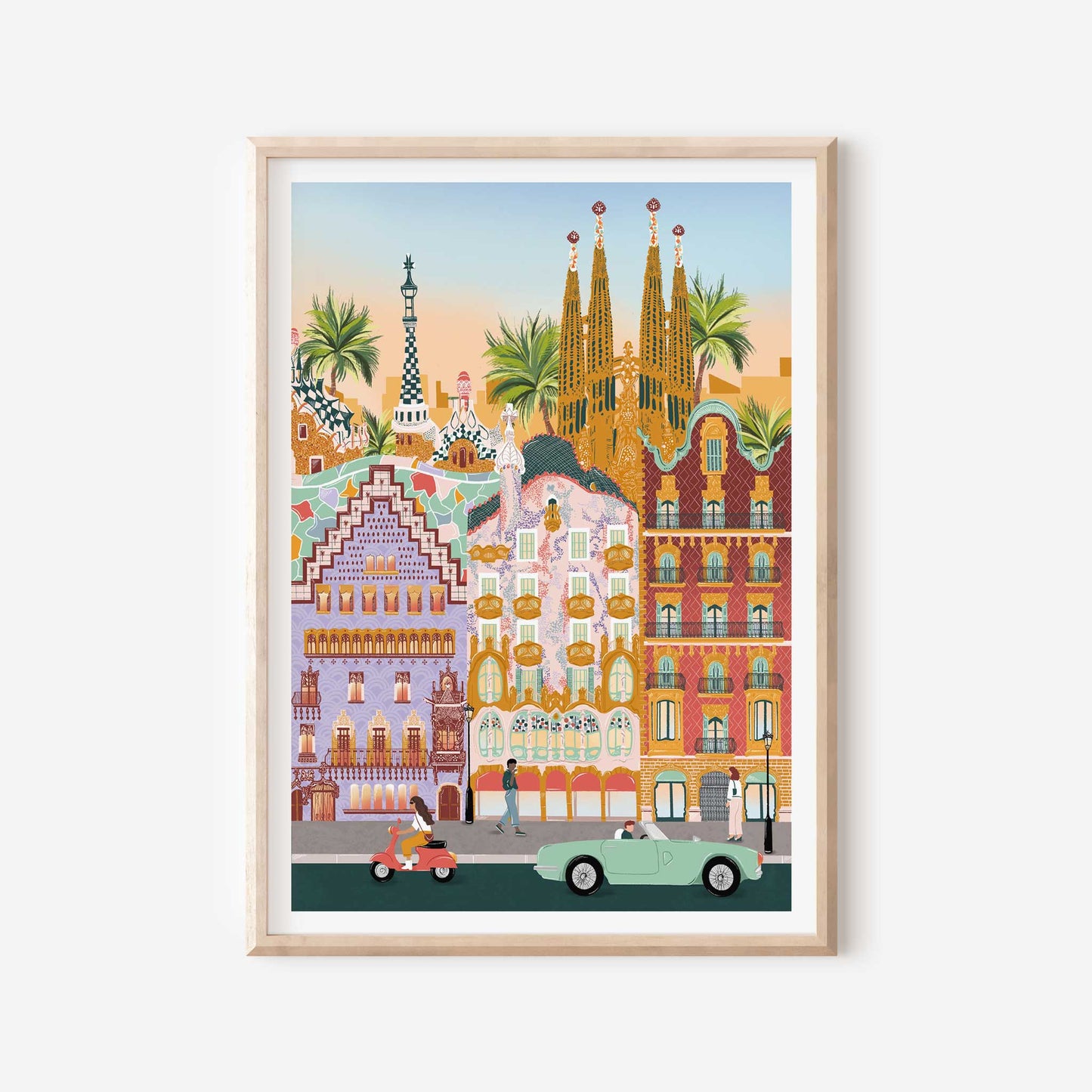 Simply, Katy - Barcelona Print: A3