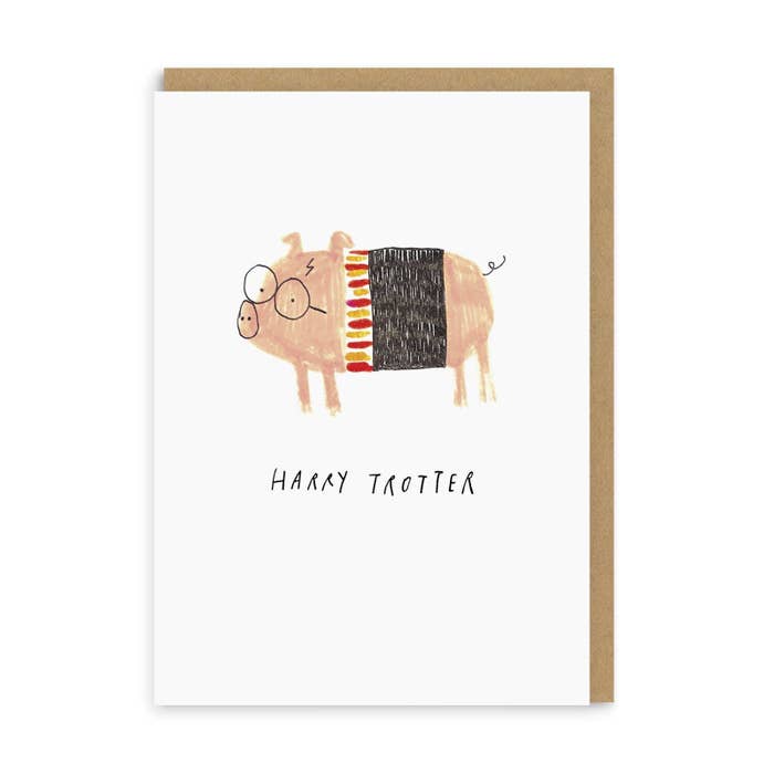 Ohh Deer UK + EU - Harry Trotter Greeting Card