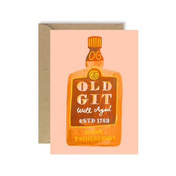 Ickaprint - Old Git Fathers Day Card