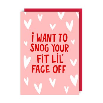 Lucy Maggie Designs - Fit Face Valentines Card