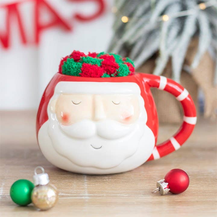 Something Different Wholesale - Christmas Santa Mug and Socks Set