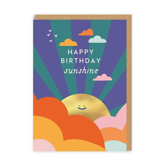 Ohh Deer UK + EU - Happy Birthday Sunshine Greeting Card