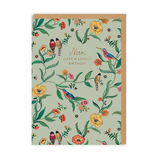 Ohh Deer UK + EU - Nan Summer Birds Cath Kidston Greeting Card