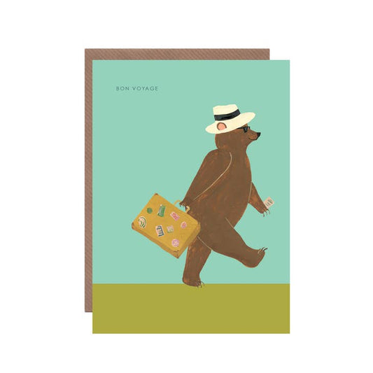 Hutch Cassidy - Bon Voyage Bear Card