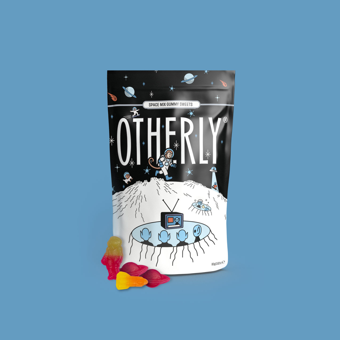 OTHERLY: OATM*LK CHOCOLATE - Sweets Space Mix 80g (Pack of 12)