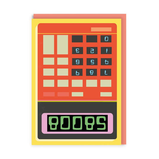 Ohh Deer UK + EU - Boobs Calculator Greeting Card