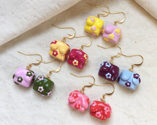 Flower Boob Earrings by Feminae