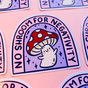 Kellylou No Shroom For Negativity Pin