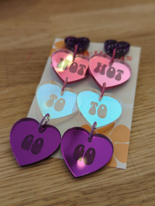 Holly Hocks hot to go earrings