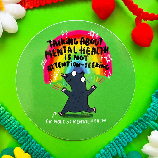 katie abey mental health mole sticker