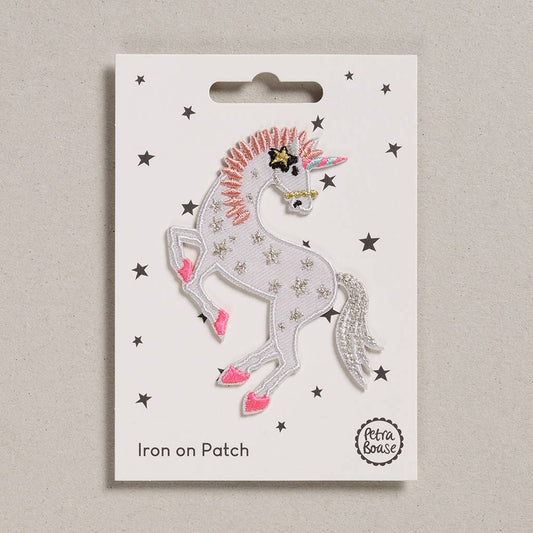 Petra Boase Ltd - Iron on Patch  - Unicorn