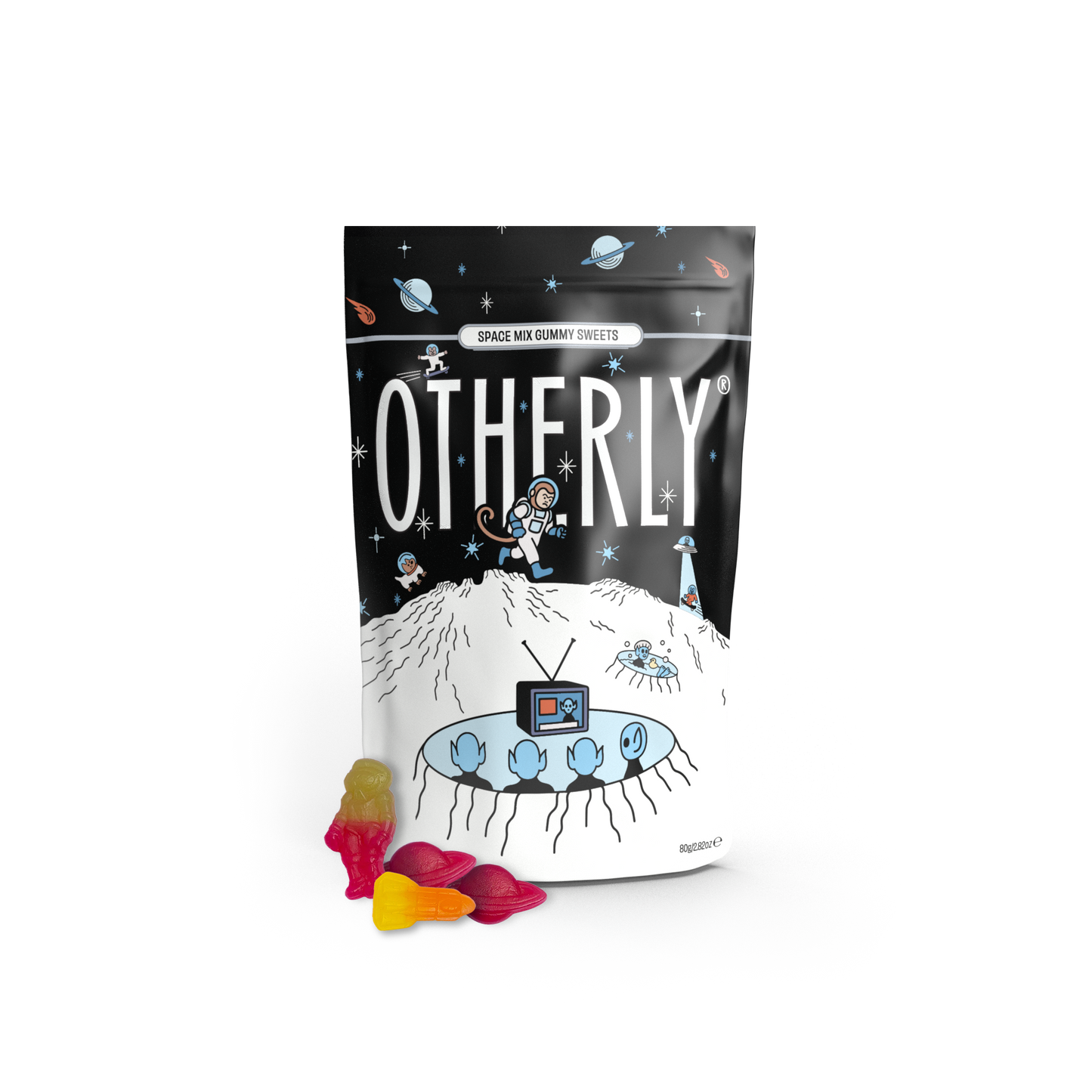 OTHERLY: OATM*LK CHOCOLATE - Sweets Space Mix 80g (Pack of 12)