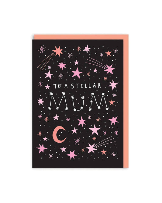 Ohh Deer UK + EU - Stellar Mum Greeting Card