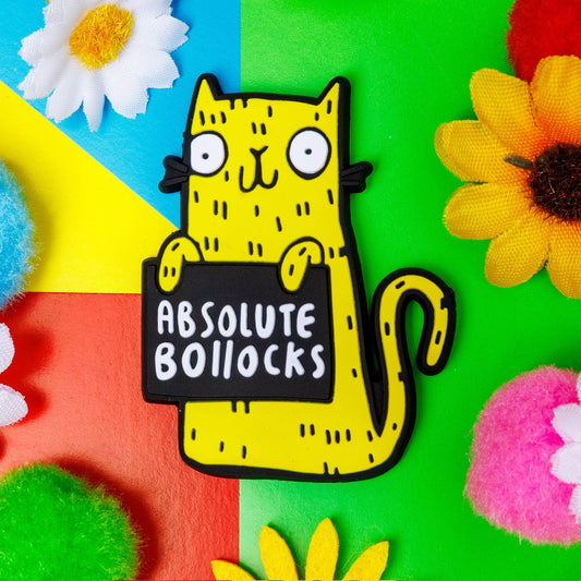 Katie Abey - Absolute Bollocks Sweary Cat Magnets