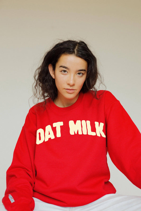 Limpet Store - The Oat Milk Oversized Sweatshirt: Blueberry Jam / L - XL