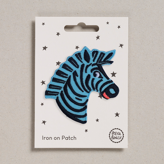 Petra Boase Ltd - Iron on Patch - Zebra