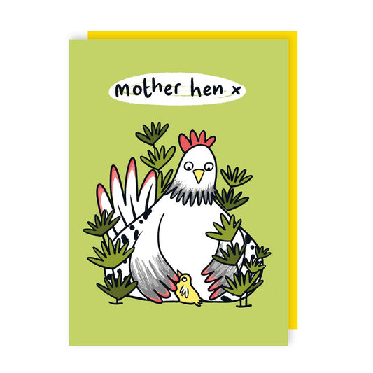 Sunshine Llama - Mother Hen Mother's Day Card (Copy): Plastic free