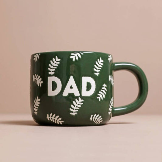 Lisa Angel - Ceramic Green Leafy Dad Mug