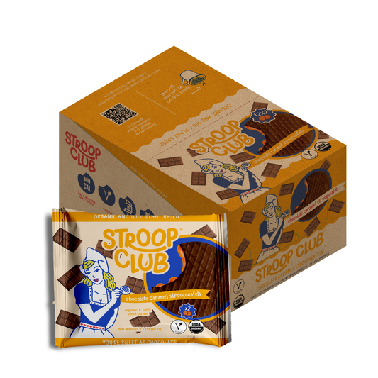 Goodness Goodies - Chocolate Caramel Organic & Plant-Based Stroopwafels 2-Pack