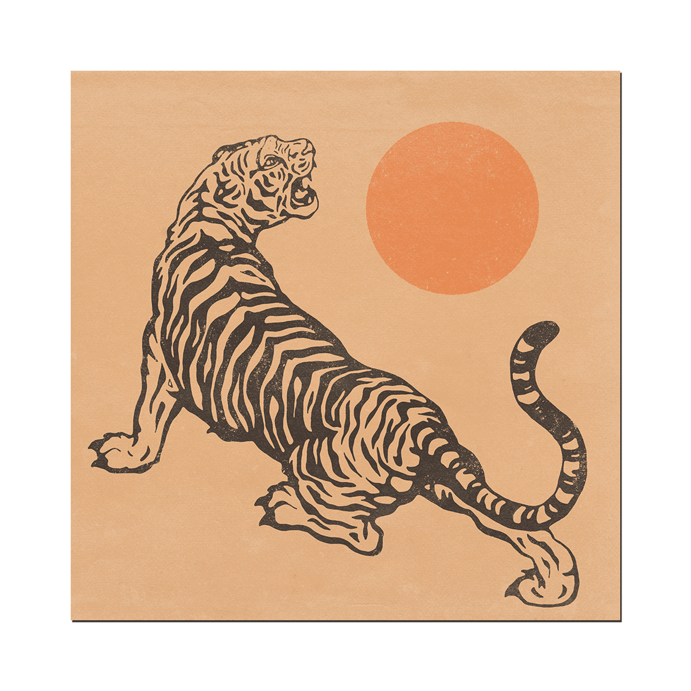 Tiger & Sun Print